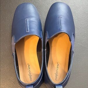 Comfortview Navy Slip-On Shoes